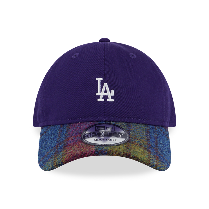 New Era หมวกรุ่น Los Angeles Dodgers Harris Tweed Purple 9FORTY Unstructured Cap