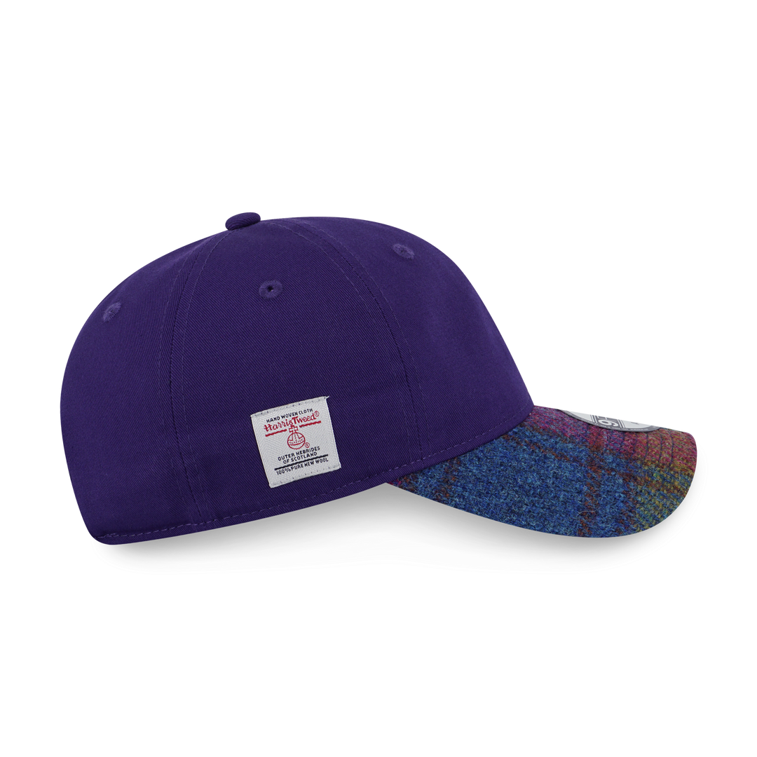 New Era หมวกรุ่น Los Angeles Dodgers Harris Tweed Purple 9FORTY Unstructured Cap