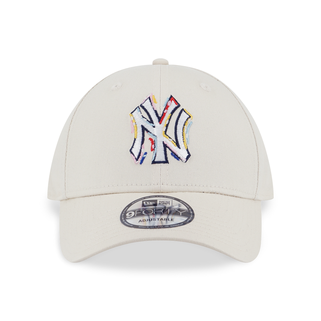 New Era หมวกรุ่น New York Yankees Tint Brush Light Cream 9FORTY Cap