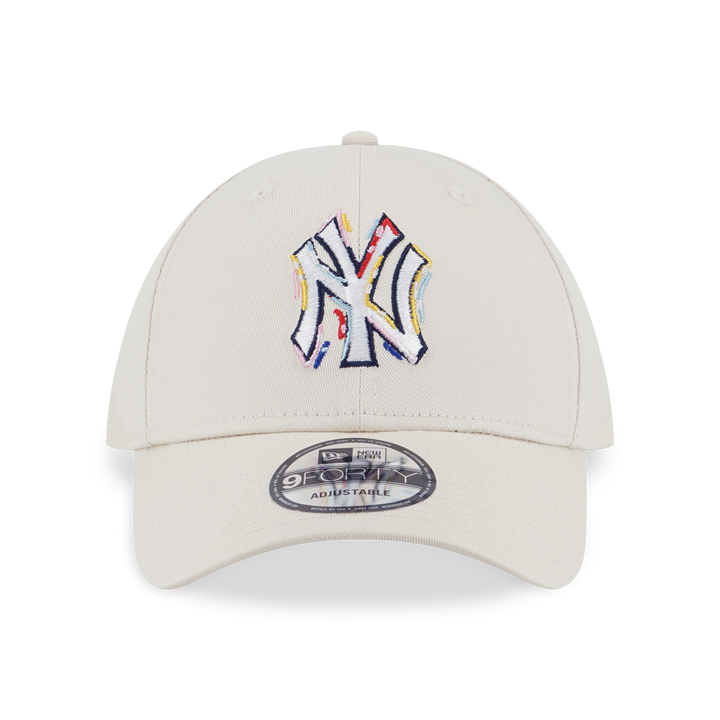 New Era หมวกรุ่น New York Yankees Tint Brush Light Cream 9FORTY Cap