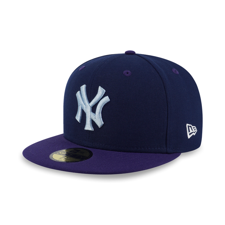 New Era หมวกรุ่น 59FIFTY Pack - Stellar Shadows New York Yankees Cooperstown Oceanside Blue 59FIFTY Cap