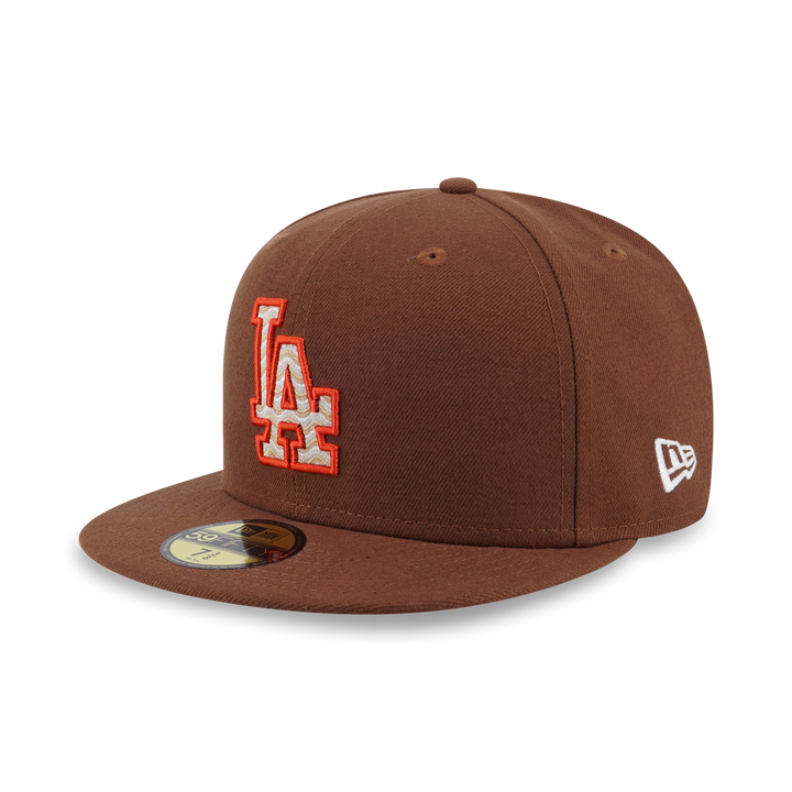 New Era หมวกรุ่น 59FIFTY Pack - Smoky Sizzle Los Angeles Dodgers Cooperstown Toffee 59FIFTY Cap