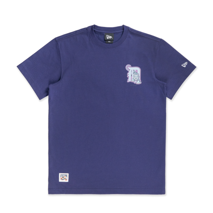 New Era เสื้อยืดแขนสั้นรุ่น 59FIFTY Pack - Stellar Shadows Detroit Tigers Cooperstown Purple Short Sleeve T-Shirt