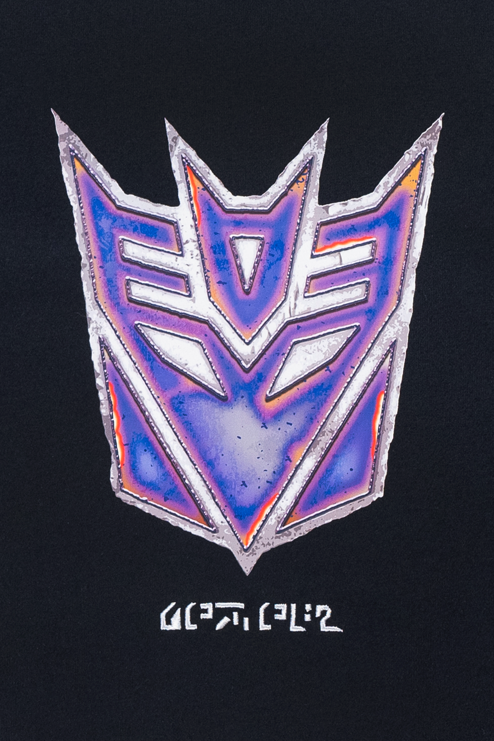 New Era เสื้อยืดแขนสั้นรุ่น New Era x Transformers One Decepticon Black Short Sleeve Tee