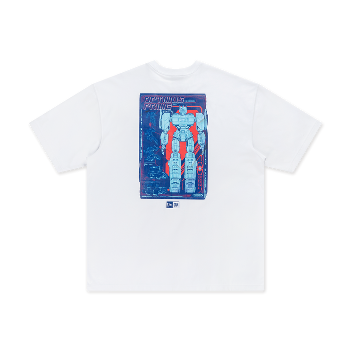 New Era เสื้อยืดแขนสั้นรุ่น New Era x Transformers One Optimus Prime White Oversize Tee