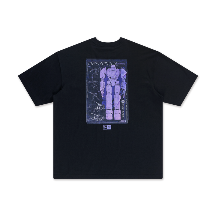 New Era เสื้อยืดแขนสั้นรุ่น New Era x Transformers One Megatron Black Oversize Tee