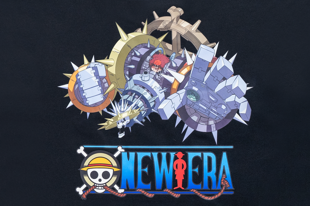 New Era เสื้อยืดแขนสั้นรุ่น New Era x One Piece Gear 5 Magnet Fruit Black Short Sleeve Tee