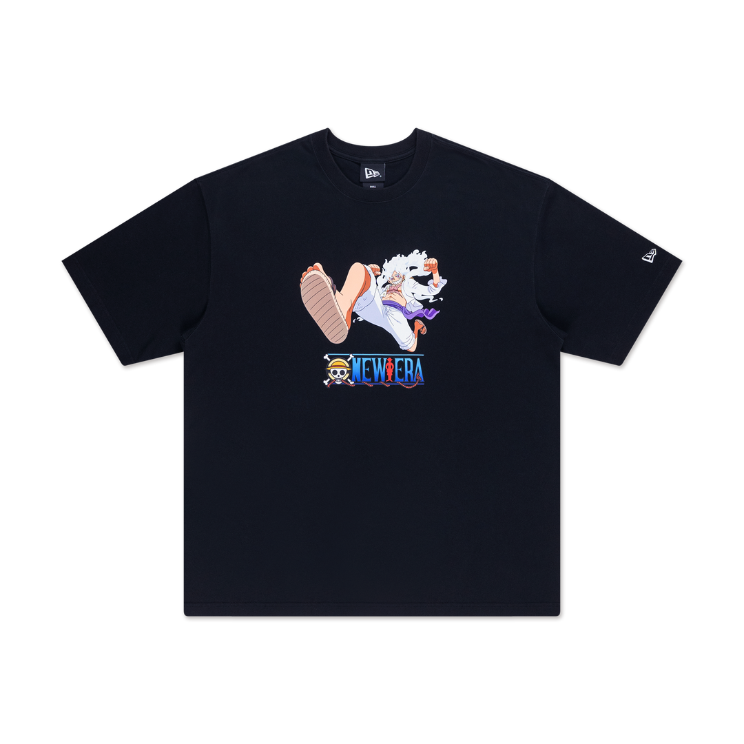 New Era เสื้อยืดแขนสั้นรุ่น New Era x One Piece Gear 5 Luffy Black Oversized Short Sleeve Tee