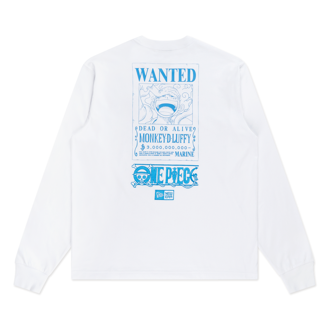 New Era เสื้อยืดแขนยาวรุ่น New Era x One Piece Gear 5 Luffy White Long Sleeve Tee