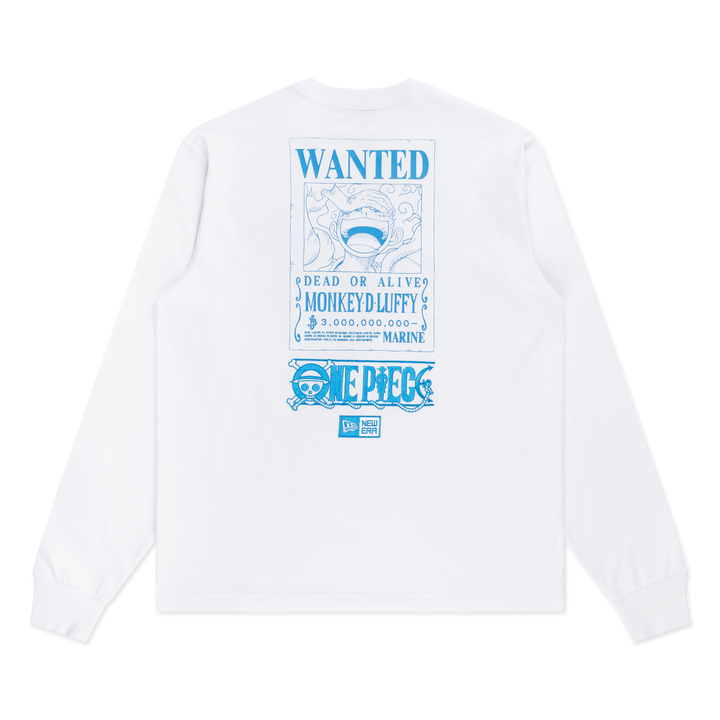 New Era เสื้อยืดแขนยาวรุ่น New Era x One Piece Gear 5 Luffy White Long Sleeve Tee