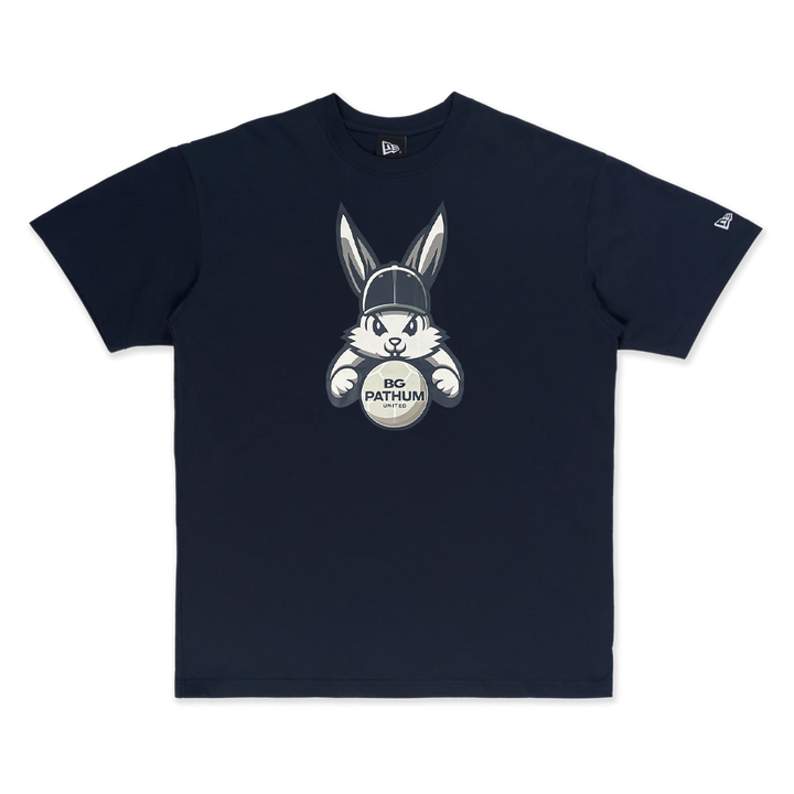 New Era เสื้อยืดแขนสั้นรุ่น New Era x PGPU BGPU Navy Oversized Short Sleeve Tee