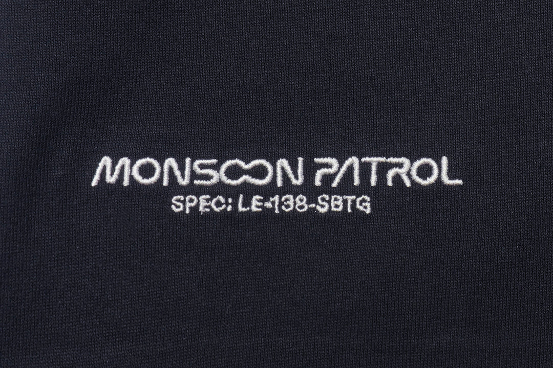 New Era เสื้อยืดแขนสั้นรุ่น New Era X Monsoon Patrol Monsoon Patrol Black Short Sleeve Tee