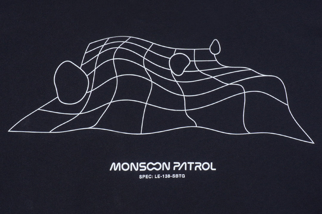 New Era เสื้อยืดแขนสั้นรุ่น New Era X Monsoon Patrol Monsoon Patrol Black Short Sleeve Tee