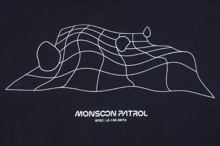 New Era เสื้อยืดแขนสั้นรุ่น New Era X Monsoon Patrol Monsoon Patrol Black Short Sleeve Tee