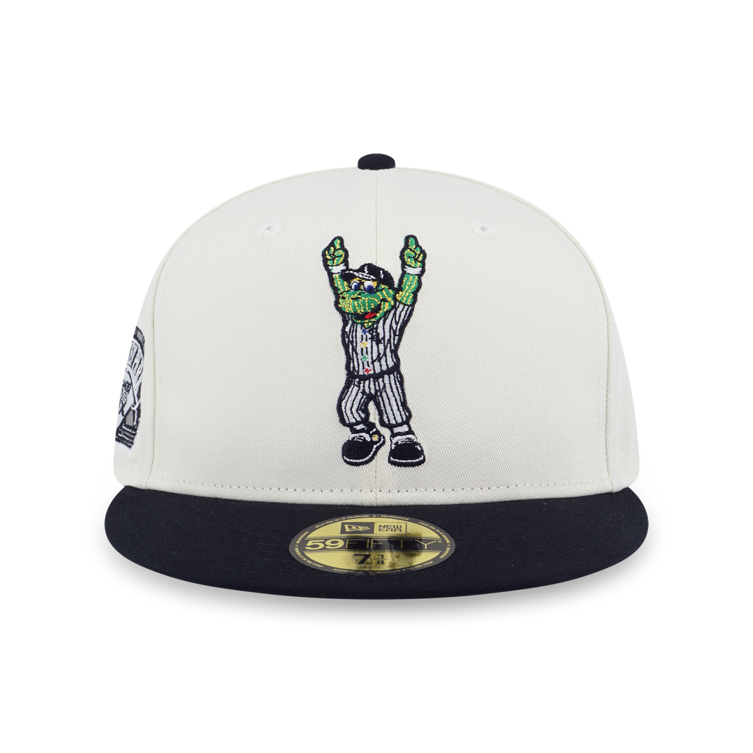 New Era หมวกรุ่น 59FIFTY Pack - MLB Mascots Chicago White Sox 2-Tone Black Visor Chrome White 59FIFTY Cap