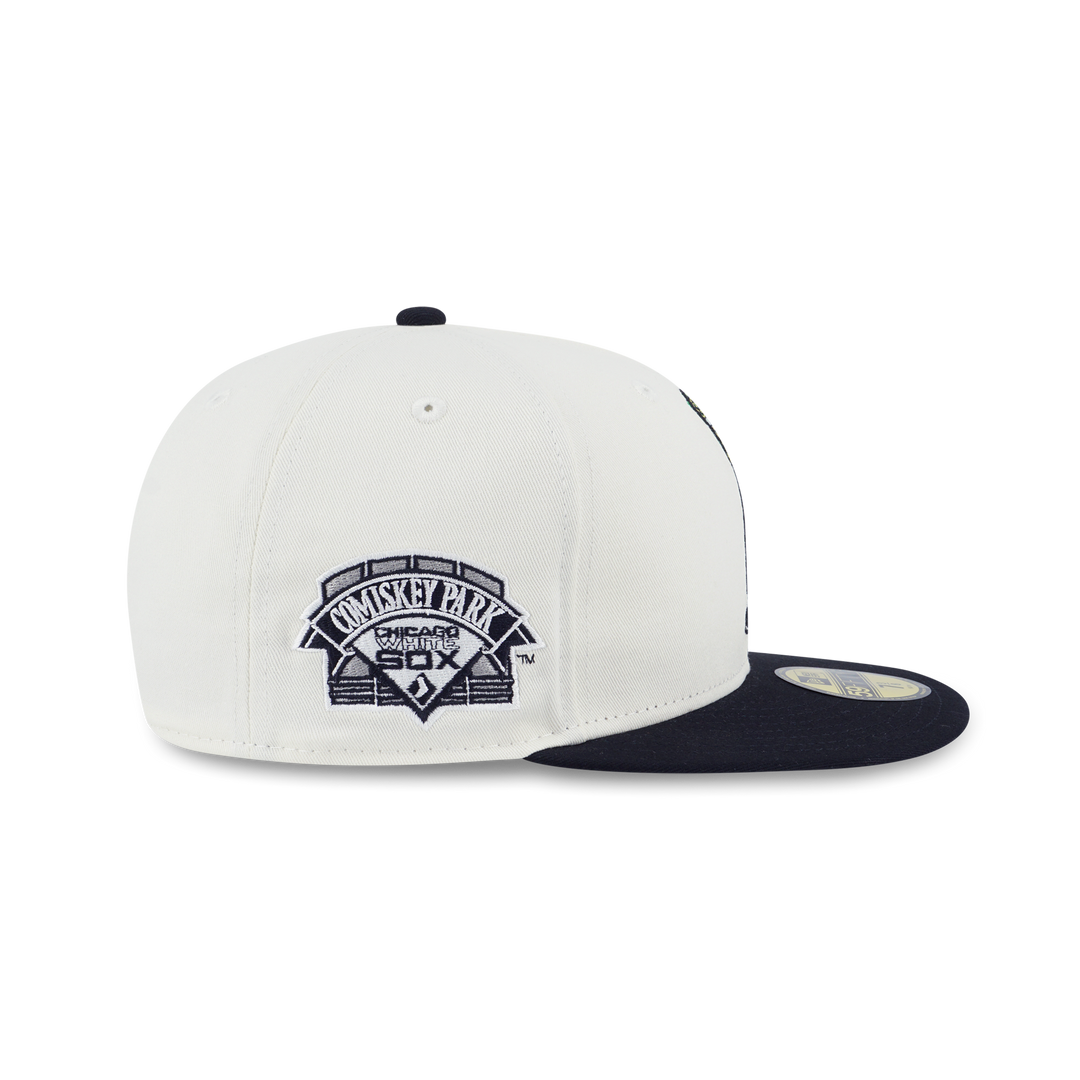 New Era หมวกรุ่น 59FIFTY Pack - MLB Mascots Chicago White Sox 2-Tone Black Visor Chrome White 59FIFTY Cap