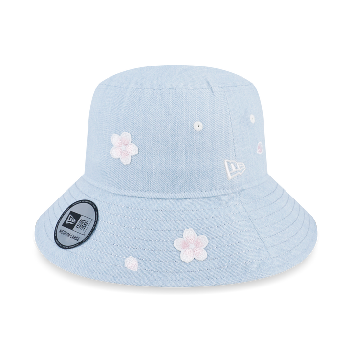 New Era หมวกรุ่น New Era Floral Indigo Denim Bucket 03