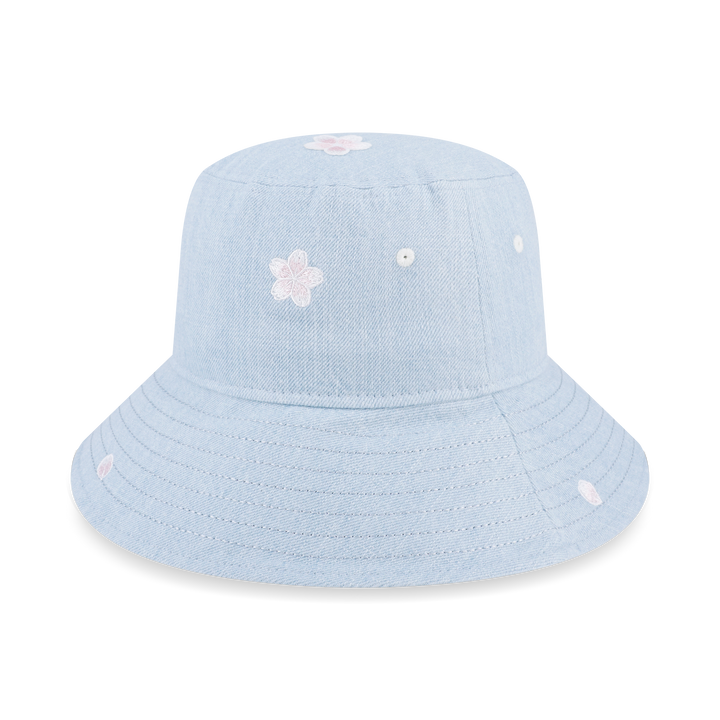 New Era หมวกรุ่น New Era Floral Indigo Denim Bucket 03