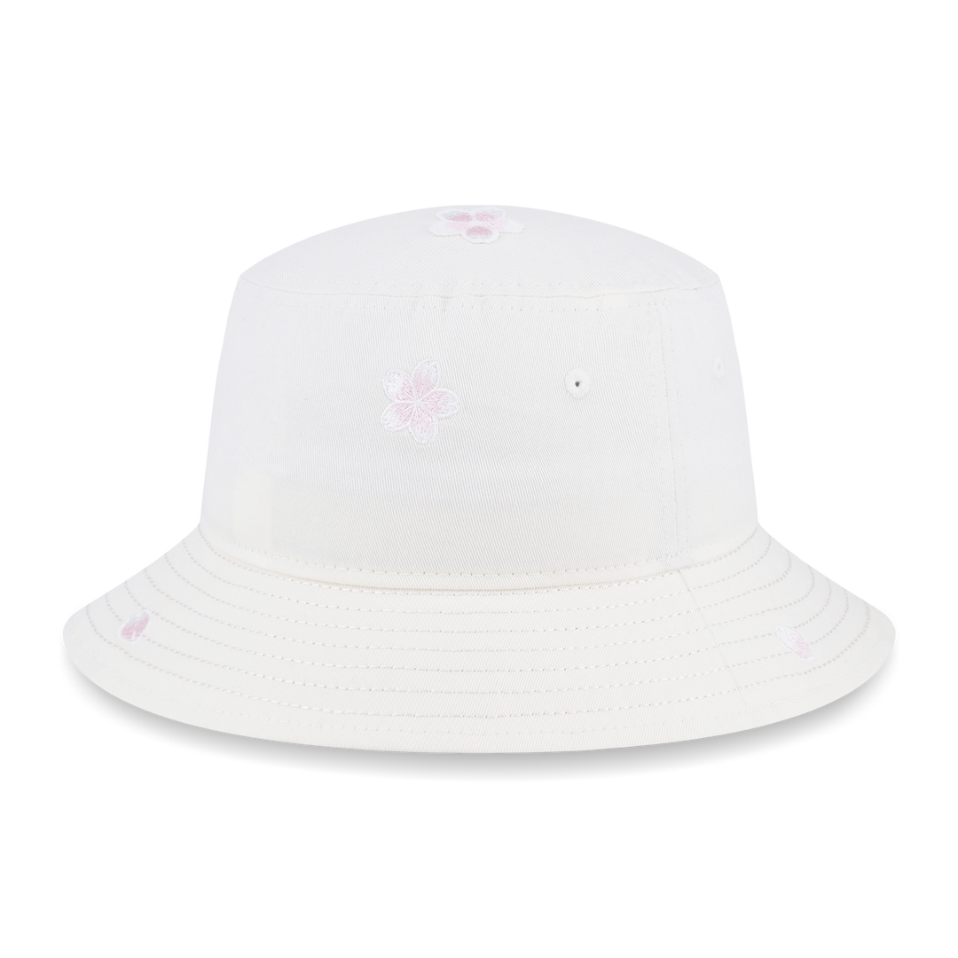 New Era หมวกรุ่น New Era Floral Chrome White Bucket 01