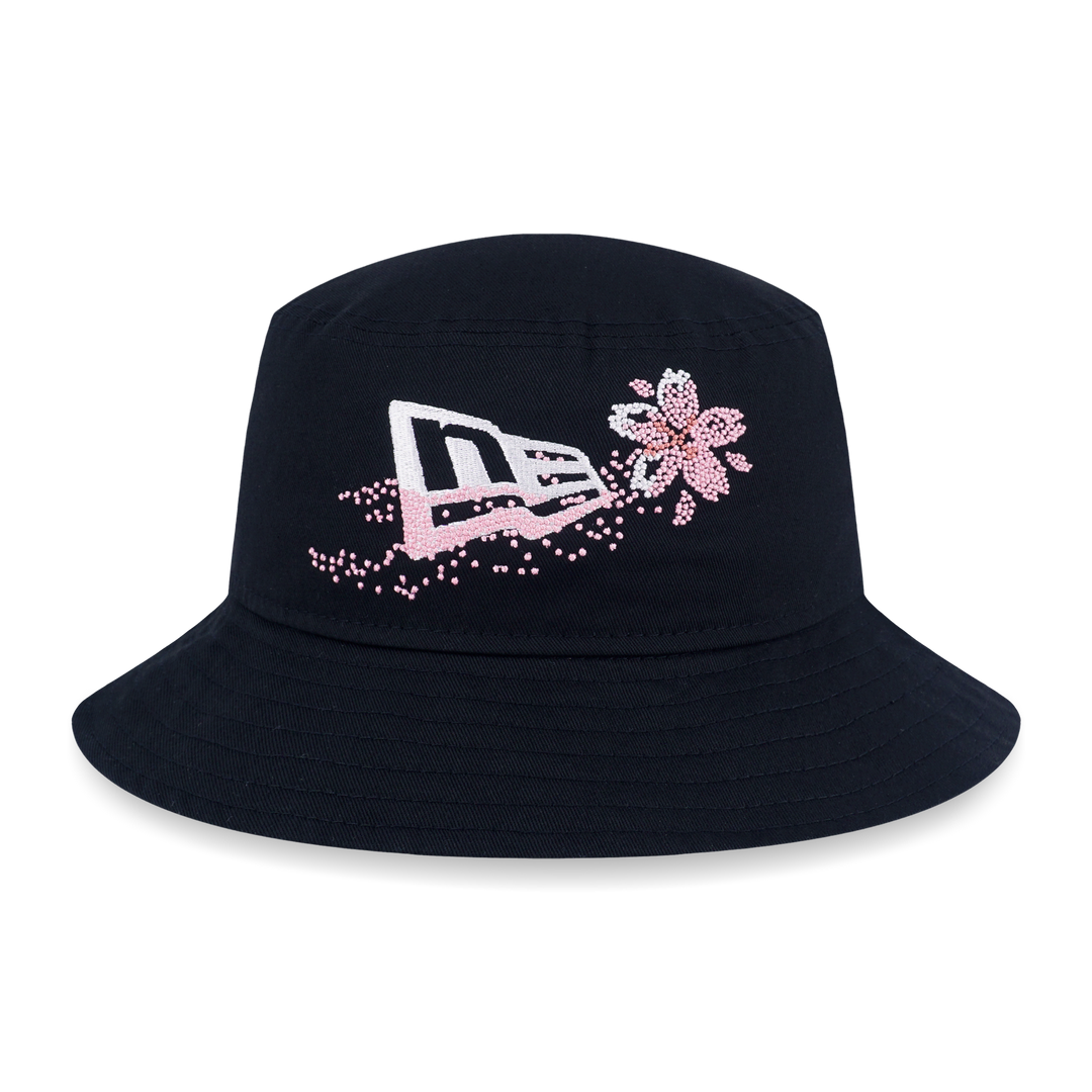 New Era หมวกรุ่น New Era Floral Black Bucket 01