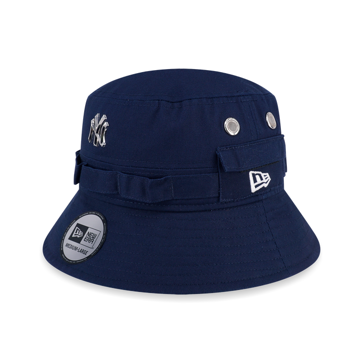 New Era หมวกรุ่น New York Yankees MLB Metal Badge Oceanside Blue Adventure Cap