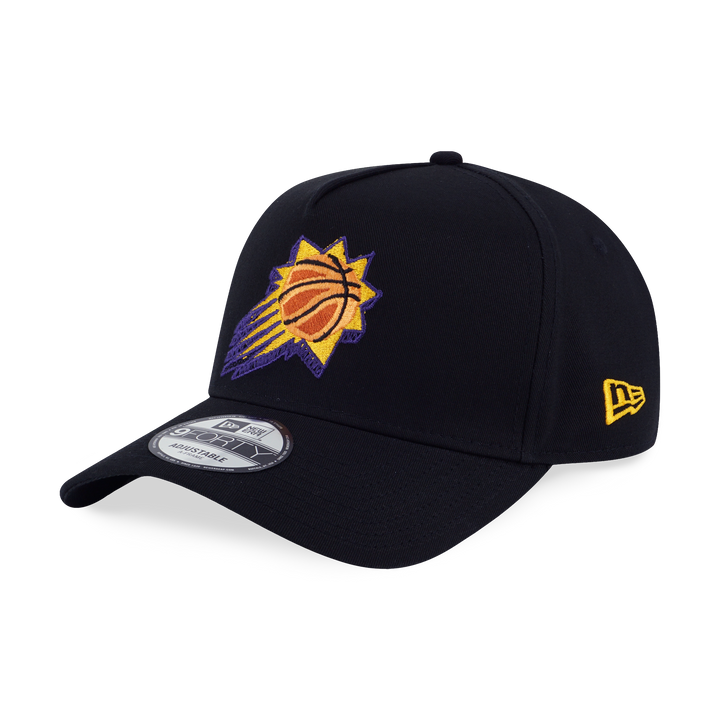 New Era หมวกรุ่น Phoenix Suns NBA Doodles Black 9FORTY A-Frame Strapback Cap