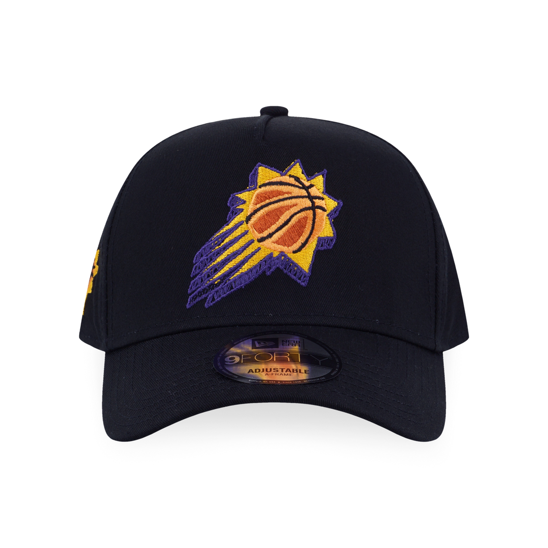 New Era หมวกรุ่น Phoenix Suns NBA Doodles Black 9FORTY A-Frame Strapback Cap