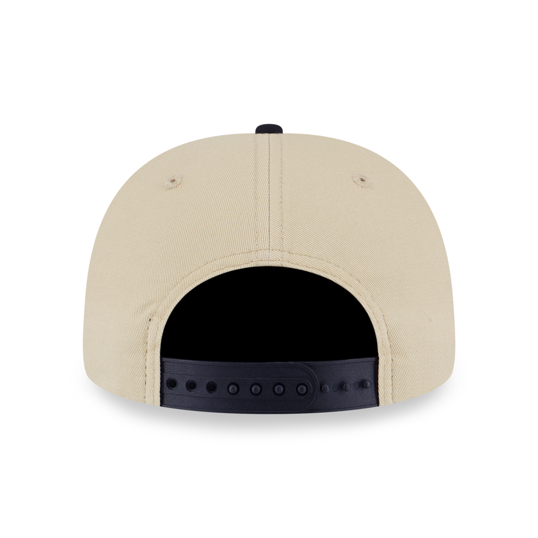 New Era หมวกรุ่น Chicago Bulls City Side Patch 2-Tone Black Visor Vegas Gold 9FORTY A-Frame Cap