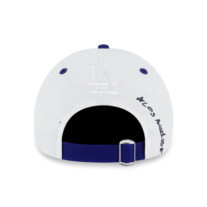 New Era หมวกรุ่น Los Angeles Dodgers MLB Doodles 2-Tone Dark Royal Visor White 9FORTY Cap