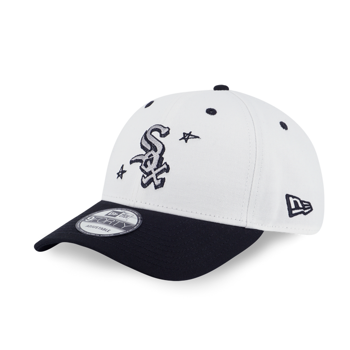 New Era หมวกรุ่น Chicago White Sox MLB Doodles 2-Tone Black Visor White 9FORTY Cap