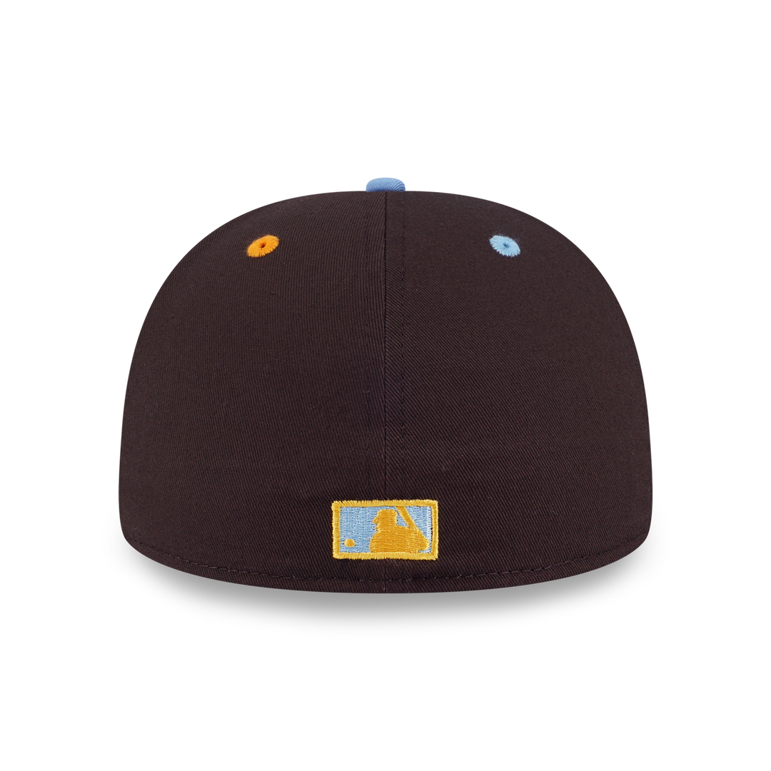 New Era หมวกรุ่น 59Fifty Pack - Smarties Los Angeles Dodgers Soft Blue Visor Chocolate 59Fifty Cap