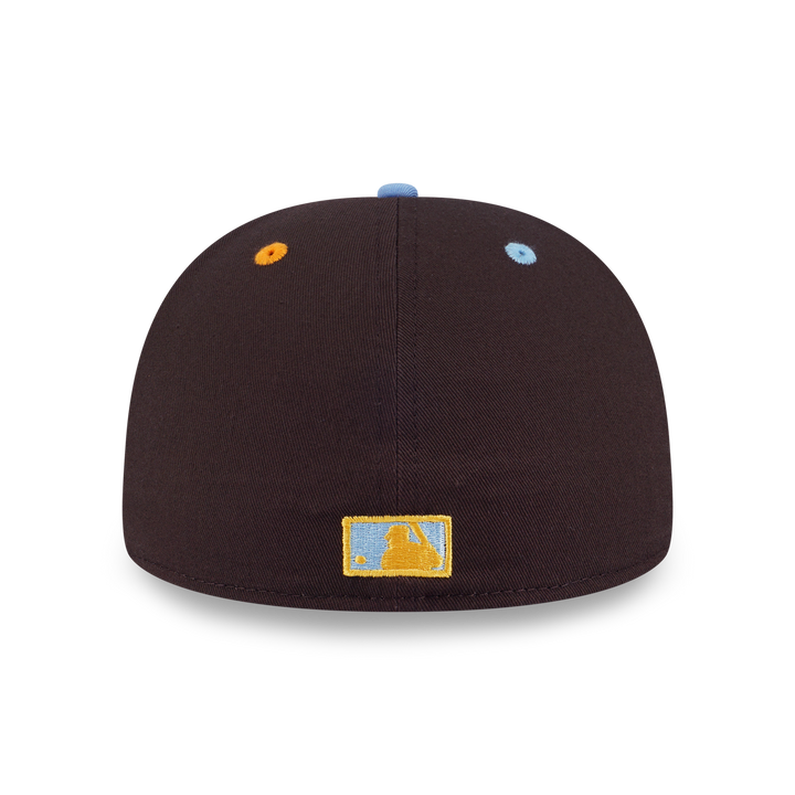 New Era หมวกรุ่น 59Fifty Pack - Smarties Los Angeles Dodgers Soft Blue Visor Chocolate 59Fifty Cap