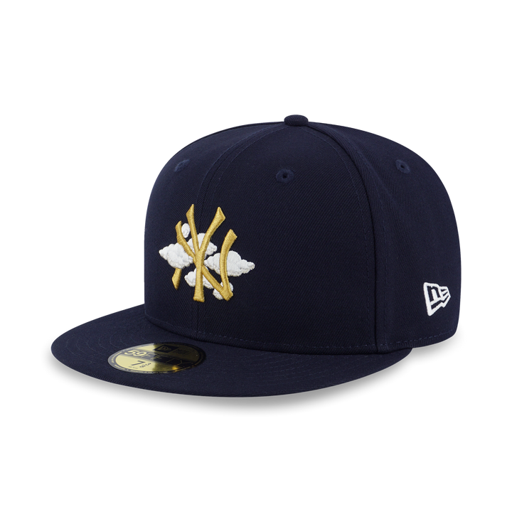 New Era เสื้อยืดแขนสั้นรุ่น 59FIFTY Pack - Cloud New York Yankees Navy 59FIFTY Cap