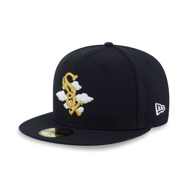 New Era หมวกรุ่น 59FIFTY Pack - Cloud Chicago White Sox Black 59FIFTY Cap