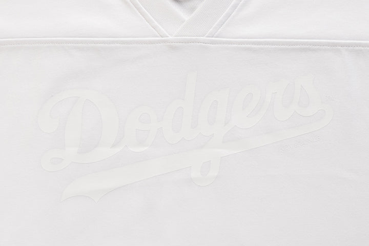 New Era เสื้อยืดแขนสั้นรุ่น Los Angeles Dodgers Tonal Pack White Jersey