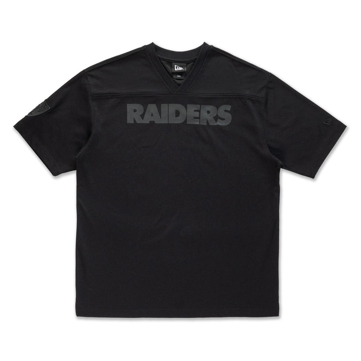New Era เสื้อยืดแขนสั้นรุ่น Las Vegas Raiders Tonal Pack Black Jersey
