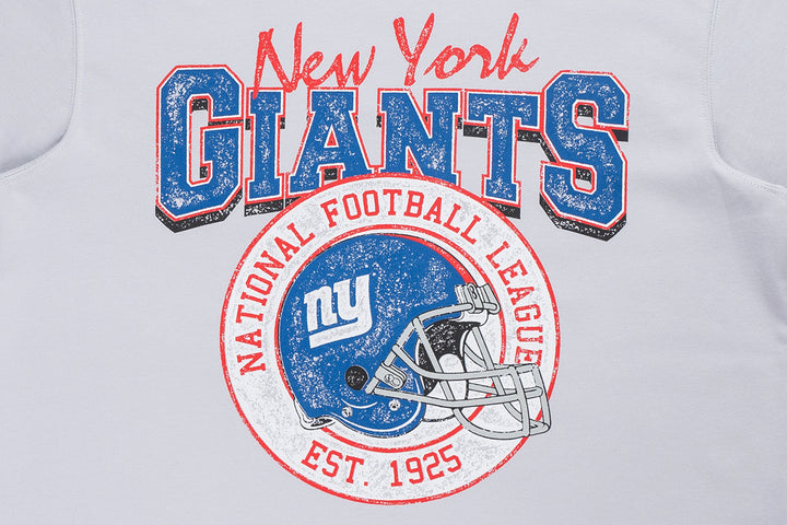 New Era เสื้อยืดแขนสั้นรุ่น New York Giants NFL Helmet Dolphin Gray Short Sleeve T-Shirt