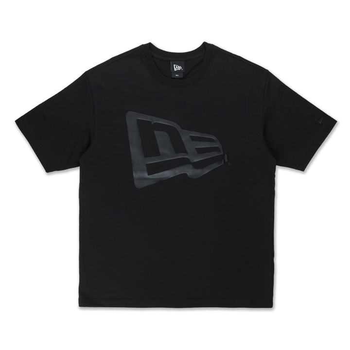 New Era เสื้อยืดแขนสั้นรุ่น New Era Premium Black Oversized Short Sleeve T-Shirt