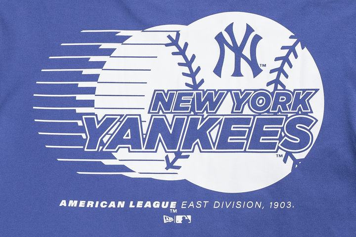 New Era เสื้อยืดแขนสั้นรุ่น New York Yankees MLB Ink Purple Short Sleeve T-Shirt