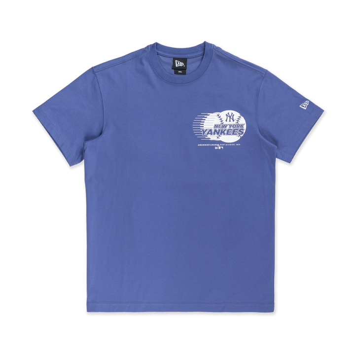 New Era เสื้อยืดแขนสั้นรุ่น New York Yankees MLB Ink Purple Short Sleeve T-Shirt