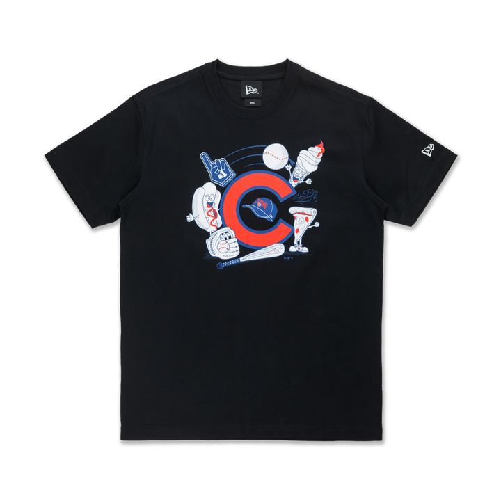 New Era เสื้อยืดแขนสั้นรุ่น MLB Chicago Cubs Black Short Sleeve T-Shirt