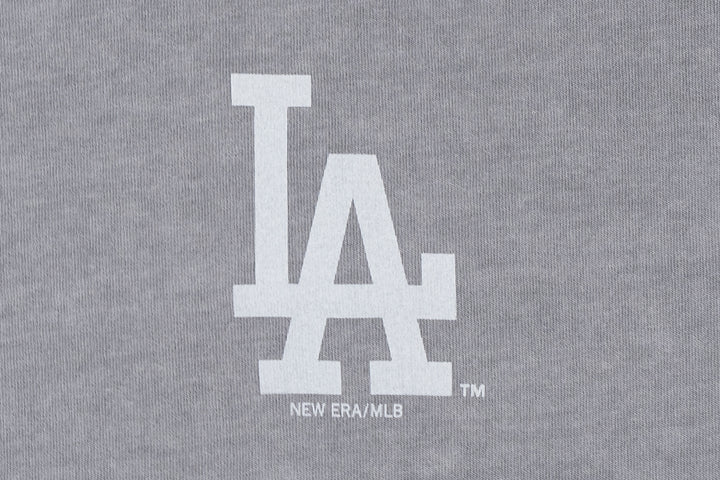 New Era เสื้อยืดแขนสั้นรุ่น Los Angeles Dodgers League Washed Cotton Dolphin Gray Short Sleeve T-Shirt
