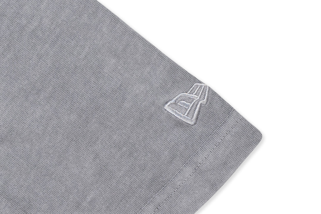 New Era เสื้อยืดแขนสั้นรุ่น Los Angeles Dodgers League Washed Cotton Dolphin Gray Short Sleeve T-Shirt