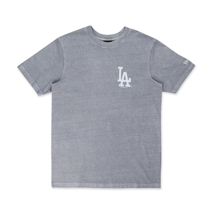 New Era เสื้อยืดแขนสั้นรุ่น Los Angeles Dodgers League Washed Cotton Dolphin Gray Short Sleeve T-Shirt