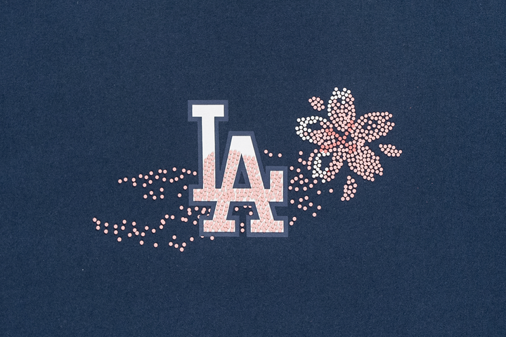 New Era เสื้อยืดแขนสั้นรุ่น Los Angeles Dodgers Floral Oceanside Blue Short Sleeve T-Shirt