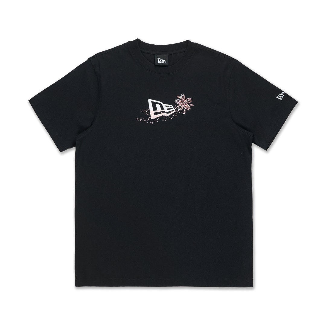 New Era เสื้อยืดแขนสั้นรุ่น New Era Floral Black Short Sleeve T-Shirt