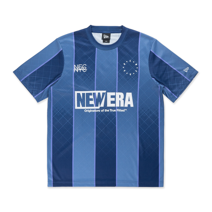 New Era เสื้อยืดแขนสั้นรุ่น New Era City Sport Blue Soccer Jersey