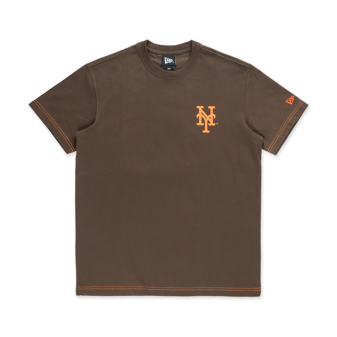 New Era เสื้อยืดแขนสั้นรุ่น 59Fifty Pack - Smarties New York Mets Cooperstown Chocolate Short Sleeve T-Shirt