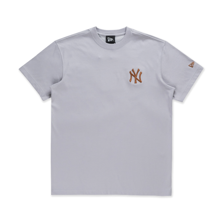 New Era เสื้อยืดแขนสั้นรุ่น 59FIFTY Pack - Wooden New York Yankees Cooperstown Dolphin Gray Short Sleeve T-Shirt