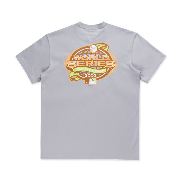 New Era เสื้อยืดแขนสั้นรุ่น 59FIFTY Pack - Wooden New York Yankees Cooperstown Dolphin Gray Short Sleeve T-Shirt